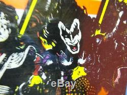 Kiss Destroyer American Flag Velvet Blacklight Poster 1998 NEVER HUNG ORIGINAL