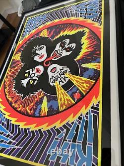 Kiss Rock'N' Roll Over Blacklight Poster