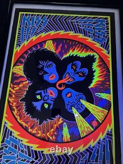 Kiss Rock'N' Roll Over Blacklight Poster
