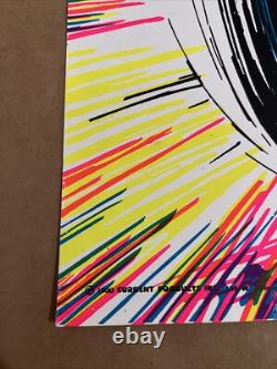 Koth The Dark Angel Vintage Black light Poster Hells Angels Motorcycle 1960s