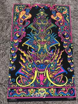 Krishna blacklight poster original vintage 1969 Macbeth