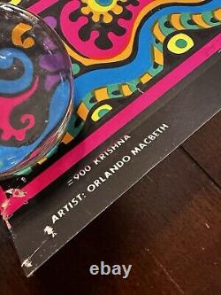Krishna blacklight poster original vintage 1969 Macbeth