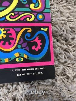 Krishna blacklight poster original vintage 1969 Macbeth