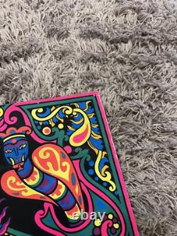 Krishna blacklight poster original vintage 1969 Macbeth