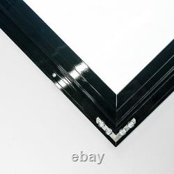 LED Outdoor Waterproof Slim Menu Poster Display Light Box 50cm100cm4cm Black