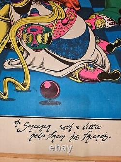 LEGIT Blacklight 1972 Patagno Saladin Prod. THE SORCERER WITH HELP FROM FRIENDS