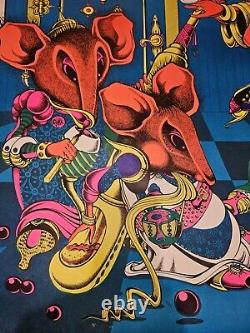 LEGIT Blacklight 1972 Patagno Saladin Prod. THE SORCERER WITH HELP FROM FRIENDS