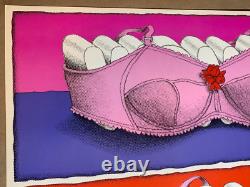 LIBRATION WOMENS LIB VINTAGE 1970 HEADSHOP BLACKLIGHT WESPAC POSTER By J SPOSATO