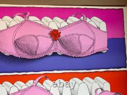 LIBRATION WOMENS LIB VINTAGE 1970 HEADSHOP BLACKLIGHT WESPAC POSTER By J SPOSATO