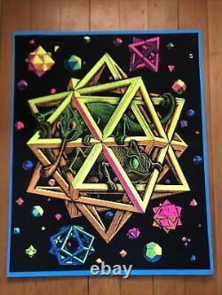 LOT OF 5! M. C. Escher Stars Blacklight Posters Never hung NOS Five posters