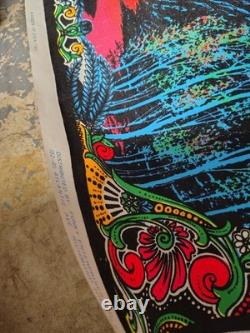 LOT OF (7) 1970s Blacklight Posters Vintage Hippie Stash