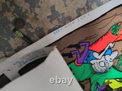 LOT OF (7) 1970s Blacklight Posters Vintage Hippie Stash