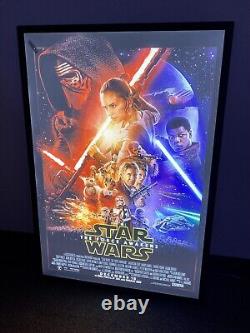 LWA LED Light Up 27x40in Home Theater Movie Poster Frame Light Box Sign