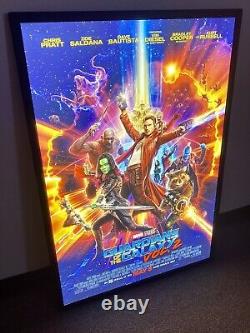 LWA LED Light Up 27x40in Home Theater Movie Poster Frame Light Box Sign