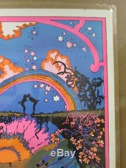 Land of Eternal Love Vintage Black Light Poster 1972 Inv#G3925