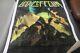 Led Zeppelin Blimp City Felt Poster 1997 Myth Gem Vintage Rare Htf Approx 36×25