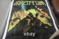 Led Zeppelin Blimp City Felt Poster 1997 Myth Gem Vintage Rare HTF Approx 36×25