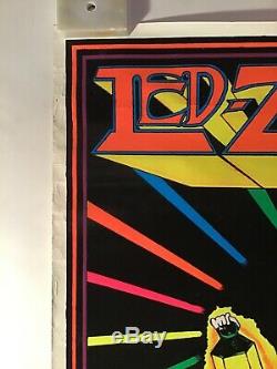 Led Zeppelin Lantern Rare Blacklight Poster