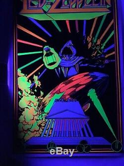 Led Zeppelin Lantern Rare Blacklight Poster