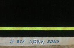 Led Zeppelin Swan Song Vintage 1987 Velvet Flocked Blacklight Poster