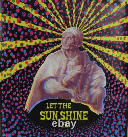 Let The Sun Shine In Vintage Blacklight Psychedelic Poster 1970 East Totem West