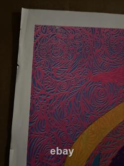 Light my fire vintage blacklight poster couple embrace Olsen 1967 headshop