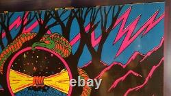 Lightning 1970 Vintage Blacklight Poster The Third Eye Inc, Ny