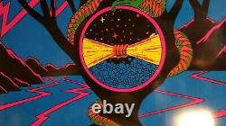 Lightning 1970 Vintage Blacklight Poster The Third Eye Inc, Ny