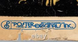 Lot 2 Black Light Posters Fantasy Originals Inc. Hollywood CA 1975 1977 Vintage