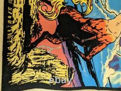 Lot 2 Black Light Posters Fantasy Originals Inc. Hollywood CA 1975 1977 Vintage