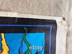 Lot of 7 Vtg 70s BLACKLIGHT POSTERS