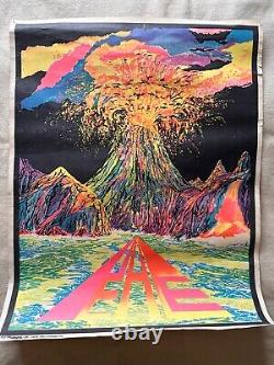 Lot of 7 Vtg 70s BLACKLIGHT POSTERS