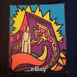 Lot of 9 Vintage Original 1972 Kaymac Blacklight Posters 17 X 14 Black Light