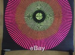 Love Ultimate Trip vintage blacklight poster 1970's Psychedelic Sphere Circles
