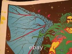 MAGIC DRAGON 1971 VINTAGE PSYCHEDELIC POSTER By STAR CITY -NICE! 28x38