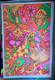 Magic Garden Vintage 1968 Blacklight Headshop Poster Celestial Arts By R Wander
