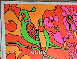 MAGIC GARDEN VINTAGE 1968 BLACKLIGHT HEADSHOP POSTER CELESTIAL ARTS By R Wander