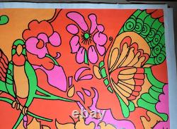 MAGIC GARDEN VINTAGE 1968 BLACKLIGHT HEADSHOP POSTER CELESTIAL ARTS By R Wander