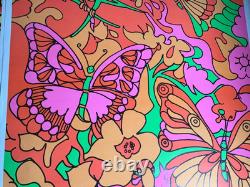 MAGIC GARDEN VINTAGE 1968 BLACKLIGHT HEADSHOP POSTER CELESTIAL ARTS By R Wander