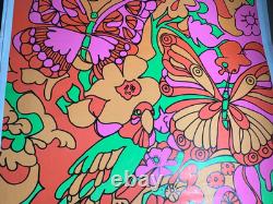 MAGIC GARDEN VINTAGE 1968 BLACKLIGHT HEADSHOP POSTER CELESTIAL ARTS By R Wander