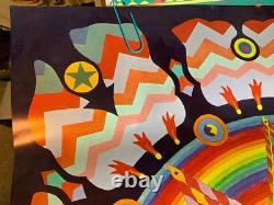MAGIC MANDALA VINTAGE 1960's EAST TOTEM WEST HEADSHOP POSTER By Joe McHugh -NICE