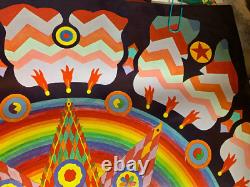 MAGIC MANDALA VINTAGE 1960's EAST TOTEM WEST HEADSHOP POSTER By Joe McHugh -NICE