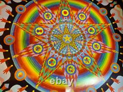 MAGIC MANDALA VINTAGE 1960's EAST TOTEM WEST HEADSHOP POSTER By Joe McHugh -NICE