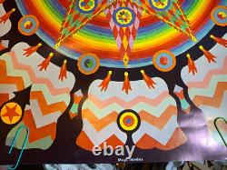 MAGIC MANDALA VINTAGE 1960's EAST TOTEM WEST HEADSHOP POSTER By Joe McHugh -NICE