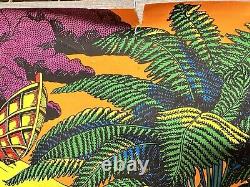 MAKE THEE AN ARK VINTAGE 1971 BLACKLIGHT POSTER By THE THIRD EYE