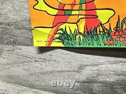 MAKE THEE AN ARK VINTAGE 1971 BLACKLIGHT POSTER By THE THIRD EYE