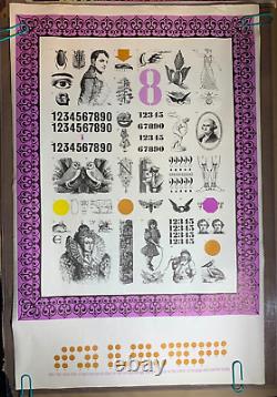 MAKE YOU THINK #1 VINTAGE 1970's TRIPPY HEADSHOP POSTER -NICE