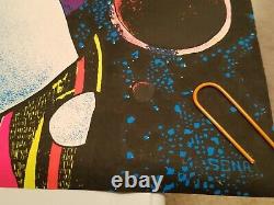 MARYWANNA VINTAGE 1970 PSYCHEDELIC BLACKLIGHT PRO ARTS POSTER By SENA -NICE