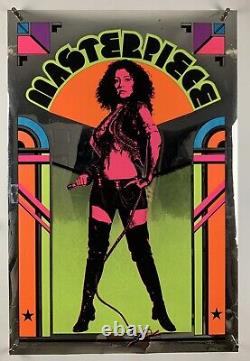 MASTERPIECE ORIGINAL FOUR PEOPLE BLACKLIGHT POSTER 1971 Andy Warhol Factory