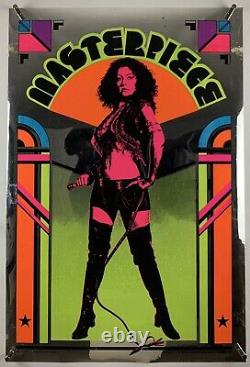 MASTERPIECE ORIGINAL FOUR PEOPLE BLACKLIGHT POSTER 1971 Andy Warhol Factory